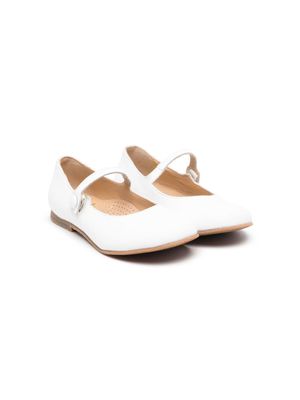 Gallucci Kids ballerines en cuir - Blanc