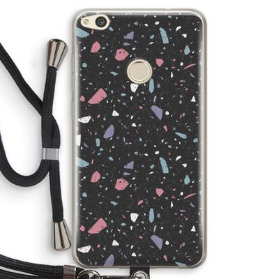 Terrazzo N°16: Huawei Ascend P8 Lite (2017) Transparant Hoesje met koord