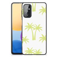 Samsung Galaxy M52 Bloemen Hoesje Palmtrees - thumbnail