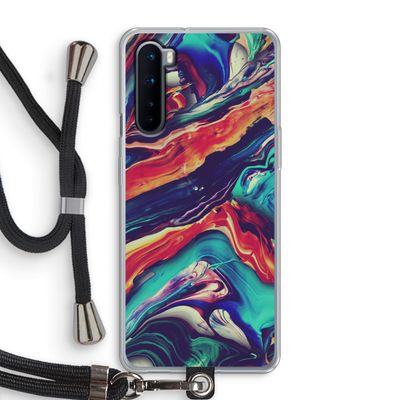 Chameleon Sun: OnePlus Nord Transparant Hoesje met koord