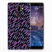 Nokia 7 Plus | TPU bumper | Feathers Color