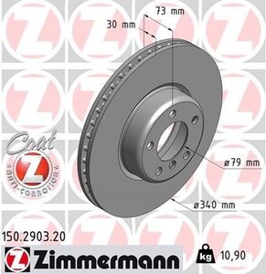 Remschijf Coat Z 150290320