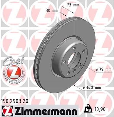 Remschijf Coat Z 150290320