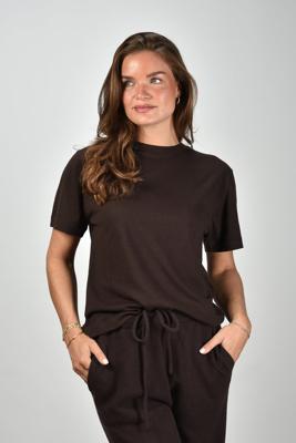 Extreme Cashmere t-shirt Cuba 268 dark brown