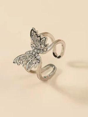 Vlinder Diamant Open Ring Vlinder Diamant Open Ring