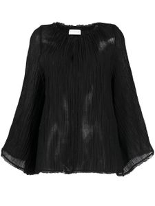 By Malene Birger blouse Havanna à manches longues - Noir