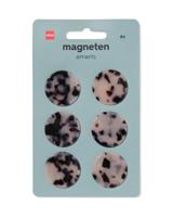 051 Magneten Tortoise - 6 Stuks (bruin)
