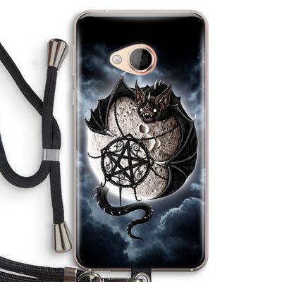 Volle maan: HTC U Play Transparant Hoesje met koord
