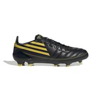 adidas F50 Elite 2010 Leather Gras Voetbalschoenen (FG) Zwart Geel