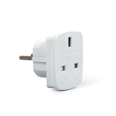 Gembird A-AC-UKEU-001 netstekker adapter Type G (VK) Type F Wit