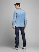 JACK & JONES JEANS INTELLIGENCE regular fit jeans JJICLARK JJORIGINAL blue denim - thumbnail