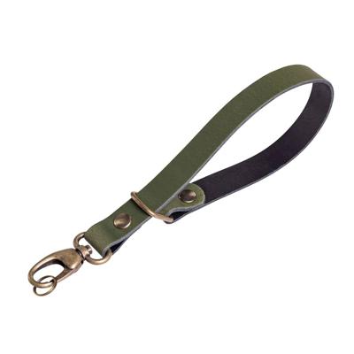 The Hantler Wrist strap Army green / Brass