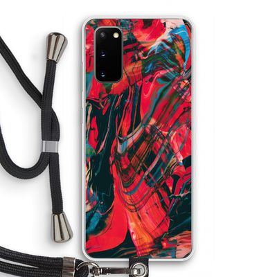 Endless Descent: Samsung Galaxy S20 Transparant Hoesje met koord