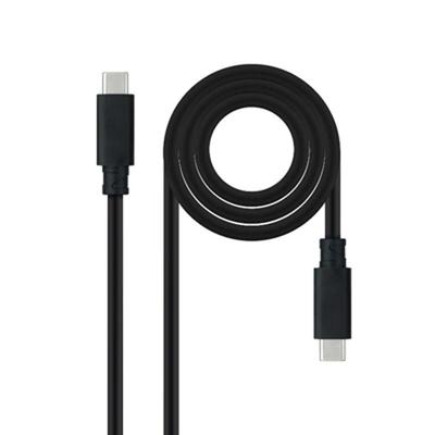 USB-C-kabel NANOCABLE 10.01.4102 Zwart 2 m