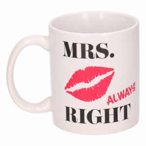 Mrs Always Right mok / beker 300 ml