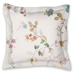 Pip Studio Kawai Flower Vierkant Sierkussen Wit (45x45 cm)