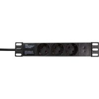 LogiLink PDU3B01 3AC-uitgang(en) 1U Zwart energiedistributie LogiLink PDU3B01 3AC-uitgang(en) 1U Zwart energiedistributie