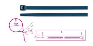 Beta Bmbx1536-Nylon Bindstrips Blauw, Detect. - BMBX1536