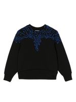 Marcelo Burlon County Of Milan Kids sweat Fluid Wings en coton - Noir