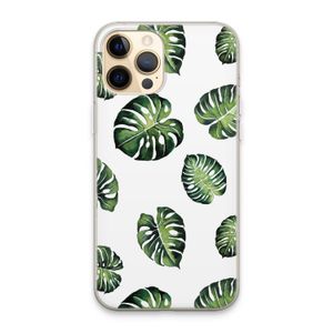 Tropische bladeren: iPhone 13 Pro Max Transparant Hoesje