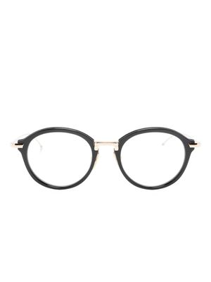 Thom Browne Eyewear lunettes de vue à monture pantos - Noir
