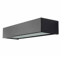 Buitenlamp zwart dimbaar 10W 3000K IP65 IK06
