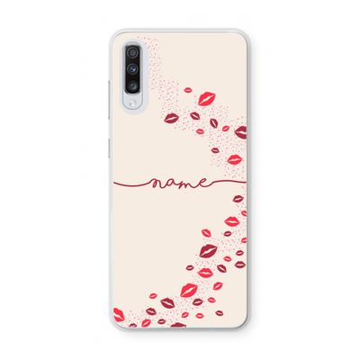 Kusjes: Samsung Galaxy A70 Transparant Hoesje