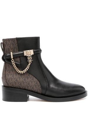 Michael Michael Kors bottines Hamilton 60 mm en cuir - Noir