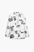 Collage blazer - WHITE - XL