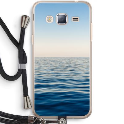 Water horizon: Samsung Galaxy J3 (2016) Transparant Hoesje met koord