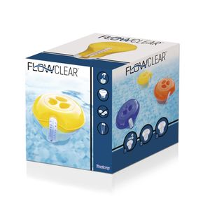 Bestway Flowclear chloordispenser groot 200 gr tabs thermometer