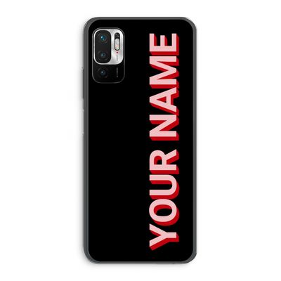 Namecase: Xiaomi Redmi Note 10 5G Transparant Hoesje