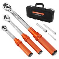 VEVOR Click Momentsleutelset 3-delige Dual Range Weegschaal 72 Tanden