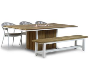 Santika Vivian/Los Angeles/Seaside 220 cm dining tuinset 5-delig