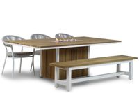 Santika Vivian/Los Angeles/Seaside 220 cm dining tuinset 5-delig - thumbnail