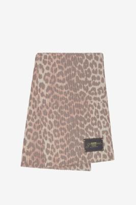 Ganni shawl A7267 leopard