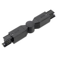 XTS Hoekstuk instelbaar tbv. rail 3-fasen zwart - 5050044