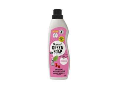 Marcel&apos;s Green Soap Wasmiddel - patchouli & cranberry - 23 wasbeurten - 1 liter