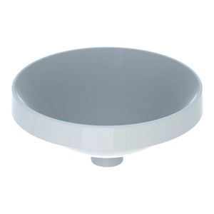 Geberit VariForm opbouwwastafel rond 40 cm zonder overloop KeraTect, wit