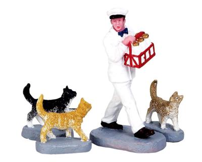 Merry milkman set of 4 - Lemax