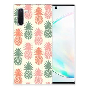 Samsung Galaxy Note 10 Siliconen Case Ananas