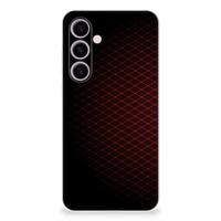 Samsung Galaxy S24 Plus | TPU bumper | Geruit Rood
