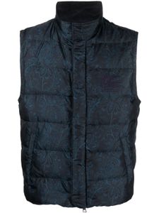 ETRO gilet à motif cachemire - Bleu