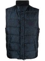 ETRO paisley-print padded gilet - Bleu