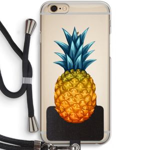 Grote ananas: iPhone 6 / 6S Transparant Hoesje met koord