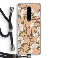 Blossoming spring: OnePlus 8 Transparant Hoesje met koord