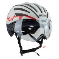Casco SPEEDairo Aero Liberty fietshelm wit/blauw/rood