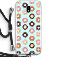 Donuts: Samsung Galaxy J3 (2017) Transparant Hoesje met koord