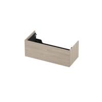 INK - Onderkast 1 Lade Push 2 Open Bestaande Uit - 1000x450x376 Mm - Ivoor Eiken