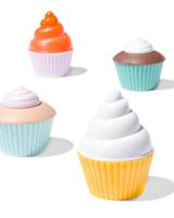 HEMA Cupcake Set Bioplastic - 4 Stuks